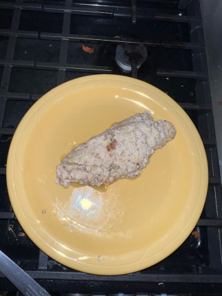 I love banana pancakes so much but I was not getting a pancake shape easily this go round so I prese