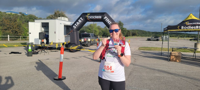 Firecracker 4-miler.I came in second in my division!