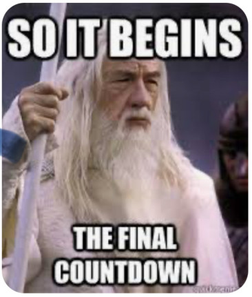 Good morning and welcome to the final days of the game! I am so proud of all the progress all of yo