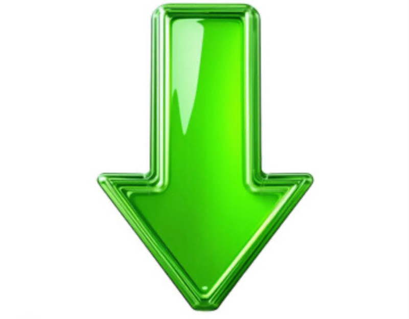 Time for the Green Down Arrow!I use it as a visual reminder of our real goal. Downward progress!I re