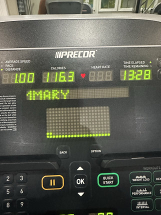 13.5min mile. As a non-runner, this is a personal best!