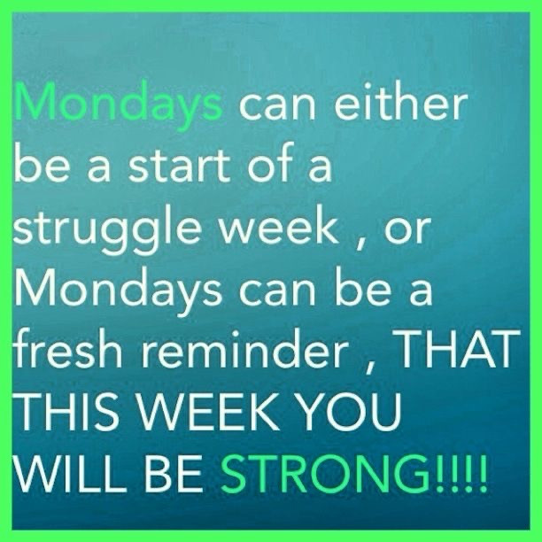 Good morning and welcome to Week 2! Each week I make a plan of what my week will look like. It does