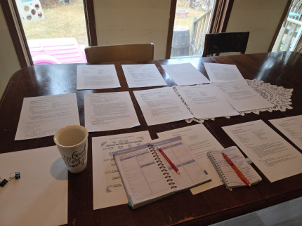 Been meal planning this a.m. and this afternoon I will cook!! I have my best success when I have foo