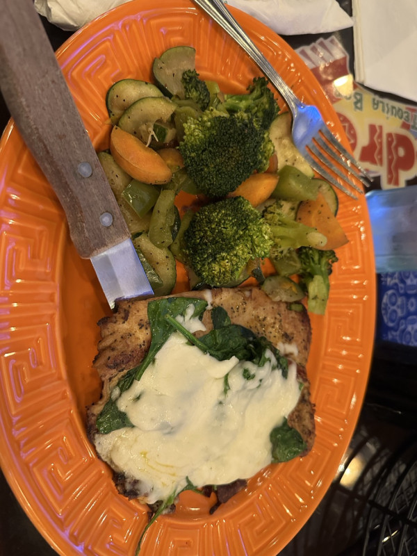 Today I went to a luncheon that was at a Mexican restaurant. When they brought the chips, I didn’t e