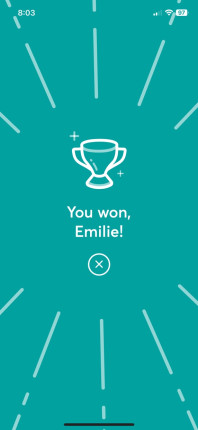 Great job to everyone! Even if you didn’t win, even if you didn’t lose a single pound, you’ve taken