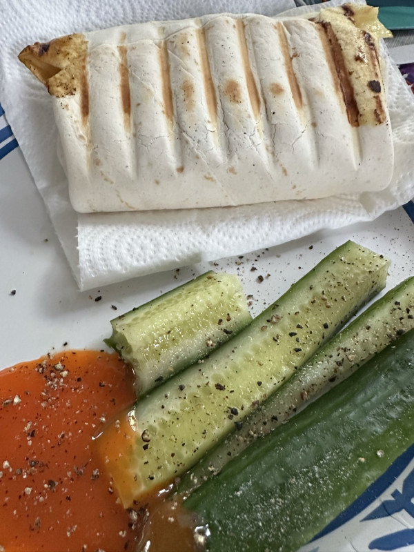 Lunch! Healthy, filling, and delicious.