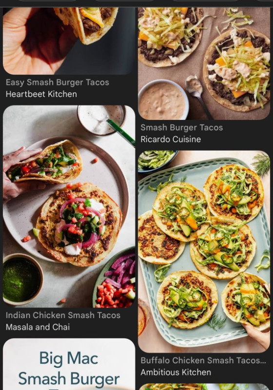 I had the most filling, delicious, low cal dinner. Smash tacos, didn’t even taste healthy but it was