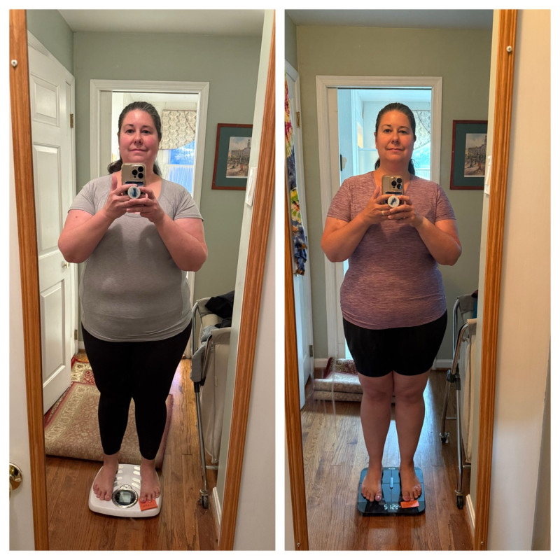 Just made my goal, but definitely see and feel a difference! Still have a ways to go, but happy to h