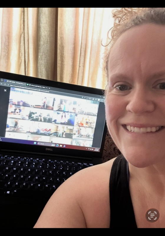 This is my leg day from yesterday. Kids hike from snow day threw me off my routine, but I made it wo