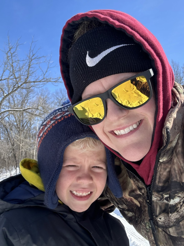 Did not do an “official” workout today as we took the kids sledding for 3 hours today! Whew what a w