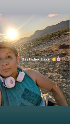 Today is my birthday and I hiked to the cross :tada::pray:?