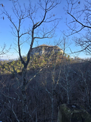 The other day I hiked around this mountain peak in nc.