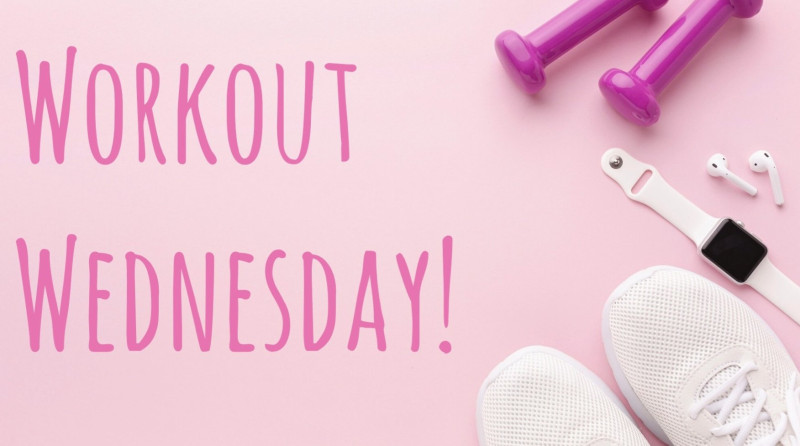 It’s Workout Wednesday! How are you staying active today? Walk, run, dance, do yoga, lift weights, w