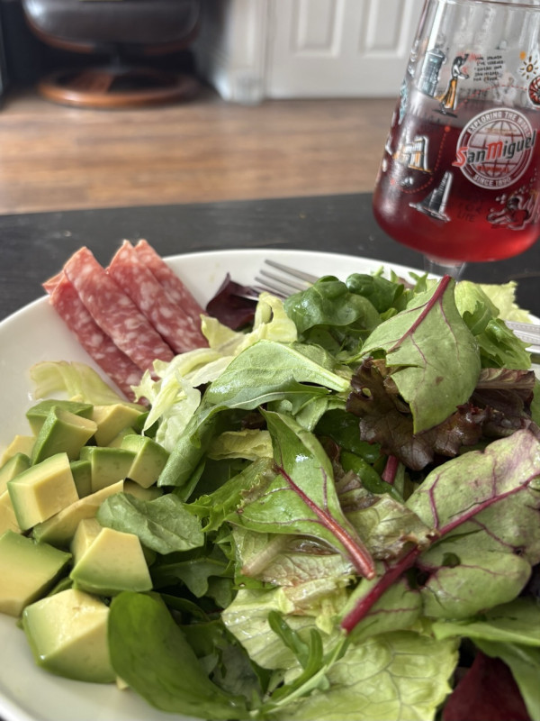 Last weekend so another salad … good luck everyone, we’ve got this 💪
