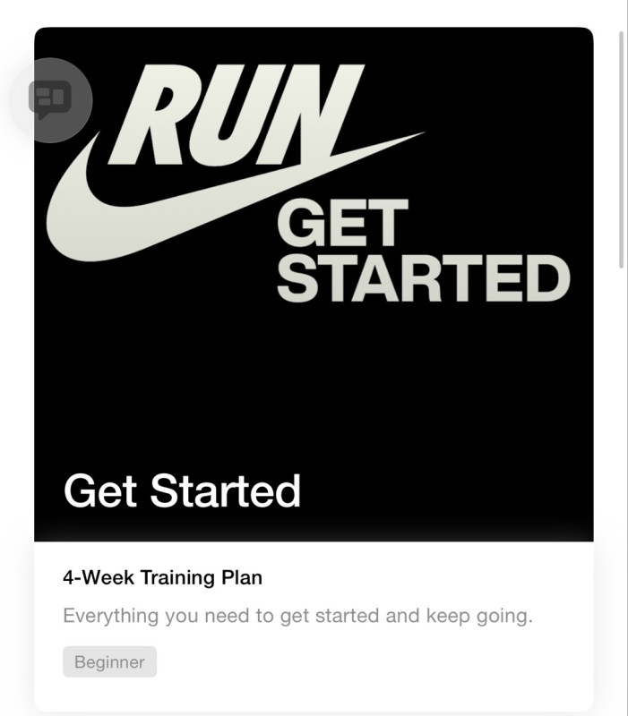 I LOVE the Nike Run Club App!!!I completed their 4 week get started running program and have 5 more