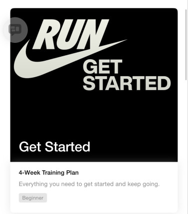 I LOVE the Nike Run Club App!!!I completed their 4 week get started running program and have 5 more