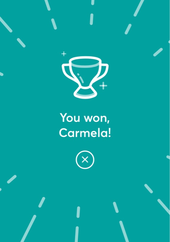 Yay! My hard work paid off!