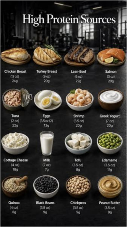 Happy Monday!Let’s talk PROTEIN. Protein is an essential nutrient that helps build and keep your bod