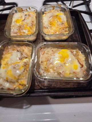 Meal prep breakfast. Keeps me from eating willy nilly.