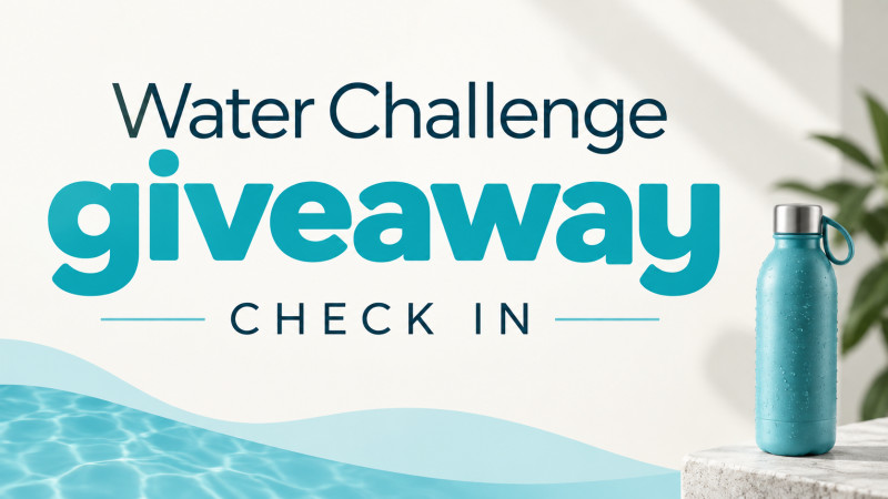 We are off to a great start!!!We're almost done with our Water Challenge! Please click on (comment)