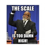 THE SCALE IS TOO DAMN HIGH!