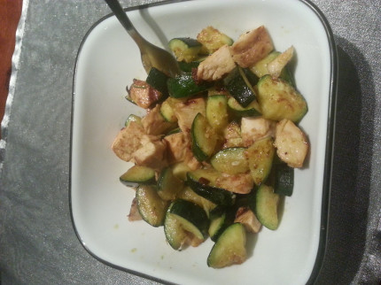 Work has been rough this week, all I wanted was fast food! But I had this instead! Sauteed chicken a