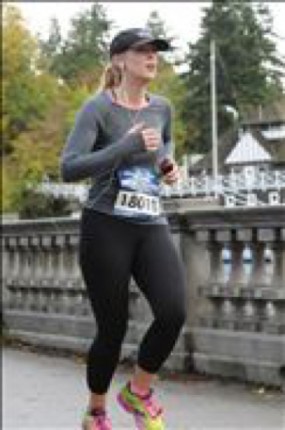 Got a new PR during yesterday's half!! Slowly getting faster :-)