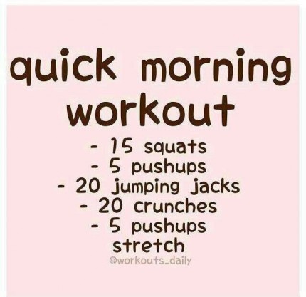 My morning routine to get me motivated to workout before my day starts! Super easy but gets the hear