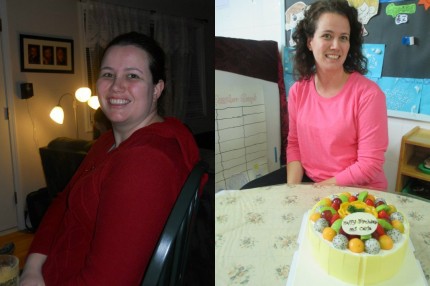 On the left is me in December 2010, on the right is a picture from my last birthday, November 2014.