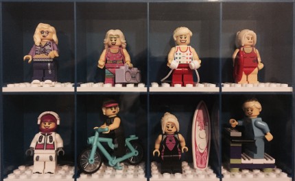 My little box of exercise motivation that sits at my desk.