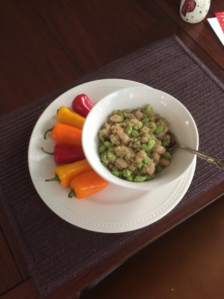 Starting off right with a healthy lunch!