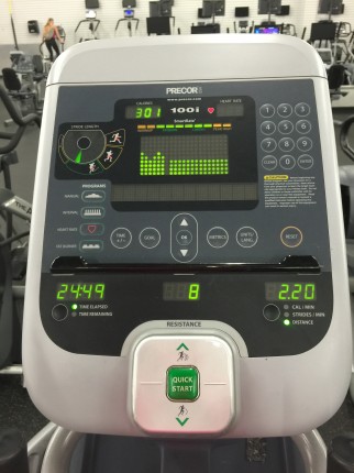 My gym closed early tonight for the holiday, but it didn't stop me from getting a quick 300 calorie