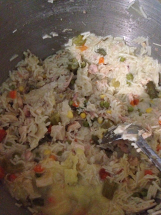 Oldest is sick, so it's homemade chicken noodle soup today!