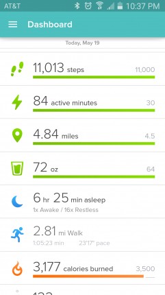 Hit my goals today. Now I just need to step it up.. planning meals for all next week.. and maybe