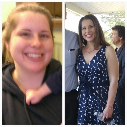 Transformation Tuesday!The picture on the left is me about 8 months after my son was born in 2013. I