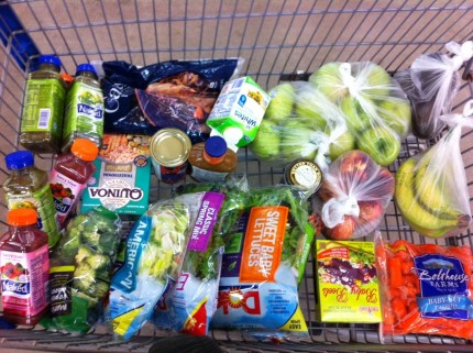 Woke up at 6:30 a and went to the grocery store. Needed to do a 'reset' after this weekend's Superb