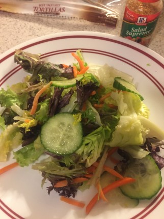 I have eaten my required fruit and veggies this week as per the challenge.