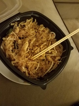 I know my eating habits are changing when I can't finish this. And I'm not full or I didn't overstu