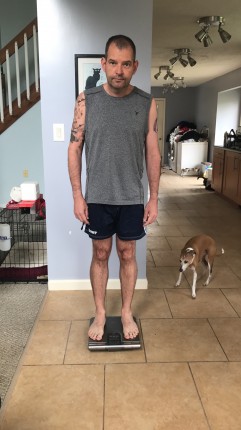 This picture cracks me up. One, Katie see I don't always look at my feet! Two, my feet look huge for