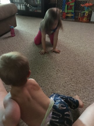 This is why a 30 min work out takes at least 45 min!! :D But yay, I'm down two pounds (was three but